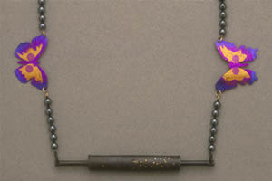 Two Butterflies Necklace